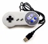 Classic USB PC Controller Gamepad JoyPad Joystick Wymiana dla Super Nintendo SF dla SNES NES MAC Tablet PC XV10 200 sztuk / partia