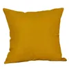 Funda cojin 45x45cm funda de almohada mostaza amarillo otoño funda de cojín geométrico fundas de almohada para sofá funda de almohada decorativa