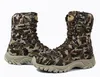 Heren Werkschoenen Mannen Militaire Tactische Laarzen Winter Ademend Lederen Camouflage Lace Up Laarzen Hoge Combat Enkellaarzen