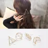 Fashion hair accessories simple geometric patterns hair clips jewelry simple hair card headband moon circle girls holder9936856