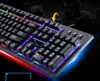 Tastatur- und Mauskombinationen mit Hintergrundbeleuchtung, Aufhängungstasten und optische Regenbogenlichter, Gaming-Tastatur, USB-Kabel, für Desktop-Laptop, 3 Stück G20