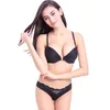 Varsbaby nuova biancheria intima di pizzo sexy profondo V fibbia anteriore set reggiseno solido per le donne C18111601