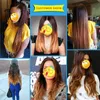 Extensão Do Cabelo Humano Ombre Two Tone 4/30 # Onda Do Corpo Do Cabelo Humano Castanho Tecer 3 Pacotes Atacado Colorido 18 polegada Cabelo Loiras