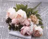 18-Farben europäischer Stil künstlicher Pfingstrose Blumenendekoration Party Flower Family Hotel Hochzeitsbüro Gartendekoration TO607