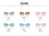 Luxury women Designer Sunglasses Pearl Decoration Legs Fashion Square Brand Sun Glasses Ladies Gradient Clear Shades UV400 6 color