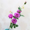 جديد الزهور الاصطناعية الحرير الشاي الورود باقة لحفل زفاف تزيين المنزل روز عيد الميلاد السنة الجديدة وهمية النباتات فلوريس الاصطناعي