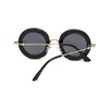 Vidano optique luxe Lageleuve Lageleuve Rapauomr Design Sunglasses pour Femmes Ronde Verres De Designer Femme Marque