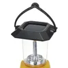 Newest Solar Powered Hand Crank Dynamo Emergency 8 LED Bulbs 2 Modes Outdoor Camping Lantern FM Radio Flashlight AAA Torch