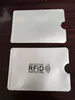 Алюминиевая фольга RFID экранирование рукава магнитные ID IC кредитной карты упаковка мешок анти кражи держатель NFC блокировка протектор путешествия бумажник организовать