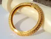 CARVE 22K 23K 24K THAI BAHT YELLOW SOLID GOLD GP JEWELRY BANGLE BRACELET BA09307i4247581