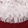 Kvinnor Victorian Lace Bonnet Söt Lolita Vintage Black White Maid Cosplay Costume Hat Huvudbonader Snabb sändning