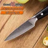 GRANDSHARP 35039039 Дамасский нож для очистки овощей Японский нож из дамасской стали VG10 Нож из высокоуглеродистого пилинга Фруктовый кухонный нож с G9183891