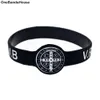 1PC CSPB CSSML NDSMD Wrist Watch Shaped Jesus Silicone Rubber Bracelet Ink Filled Logo 5 Colors