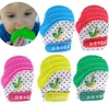 Dot Baby Dot ząbkowanie Rękawiczki Regulowany Mitten BPA Bezpłatny Bezpieczny Silicone Teether Toy Mini Mitt Chebuve Rękawica Baby Shower Prezent