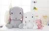 Mignon lapin chanceux poupées jouets en peluche doux peluche lapin bébé enfants cadeau 25 cm 50 cm 70 cm rose blanc gris