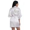 Femmes peignoir robes Kimono pyjamas robes femmes maison robes vêtements soie robe blanche Terry peignoir vêtements de nuit