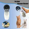 New Quiet Electric Vacuum Pet Hair Remover Suction Device Small Dog Cat Grooming Brush Comb Kit Rubber Head Pet Hair Beauty Accessories