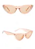 2018 neue Frauen Vintage PC Sonnenbrille 7 Farben und Cat Eye Form Retro Leopard Print Sonnenbrille Rahmen