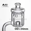 Glass Carb Cap UFO Universal smoke Terp Vacuum 2mm 3mm 4mm Thick Quartz Banger Nail Enail 19mm Diameter 34mm Domeless Dab Rig 662