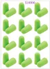 [Vita sana] 10000Pcs Tappi auricolari con protezione per cuffie auricolari a forma di orecchio con schiuma morbida verde