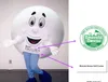 Niestandardowy biały ball maskotka kostium Dodaj logo Darmowa wysyłka