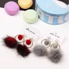 Ny mode Autumn Winter Woman Mink Hair Ball Ball örhängen Tassels Hair Ball Pendant Earrings Mix10 Styles 10 Par