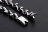 Punk Rock Skeletschedel Heren Roestvrij Stalen Armband Pulseira Masculina Mode Mannen Sieraden Biker Armbanden Armbanden