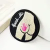 Spank Me Size5 5X5 5 cm bricolage tissu Patch Badge brodé mignon Badges Hippie fer sur enfants dessin animé patchs pour vêtements293q