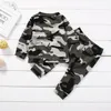 Ropa de primavera y otoño para recién nacidos, conjunto de ropa para bebés y niñas, camiseta de manga larga de camuflaje para niños pequeños, Tops y pantalones, conjuntos de 2 piezas, trajes informales