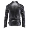 Men's Jackets Fashion Winter Leather Faux Jacket Korean Stylish Slim Fit Coats Men Moto Skull Suede For M-5xl