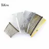 BoYuTe 10Pcs Vintage Hand Made Diy Wire Comb Metal Hair Comb Base 6 Colors Plated Women's Diy Hair Jewelry Accessories285E