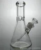 9mm bägare bong Big Glass Bong tjockt vattenrör bong 10 '' Klassiskt glas vatten bong vatten rör hårt rökrör