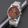 Direct supply of metal face steel strip watches hot gifts fashionable quartz watch manufacturers wholesale