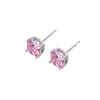 Stud Earings Fashion Jewelry Unisex Trendy Women/Men pink Crystal Earrings Crown Earring Piercing Gifts Wholesale drop ship 350046