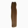 Klasa 8A Brazylijskie włosy skóra skóry Weft Hair Hair Extensions Unforted Virgin Brazylian Hair 100G 40pcs8653619