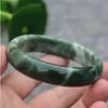 Droppe frakt billigare naturliga gröna guizhou jades armband runda armband gåva för kvinnor jades mode smycken tillbehör