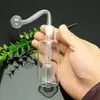 Tuyaux de fumée Narguilé Bong Verre Rig Huile Eau Bongs Tube carré mini bouteille de narguilé en verre