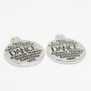 New Arrivals 12PCS22MM Dance Zinc Alloy White K Charms Word Collage Charms Charms Pendant for Necklace Bracelet DIY Jewelry3483819