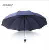 Zoals regen 152 cm grote golf paraplu regen vrouwen winddichte grote vouwen paraplu hoogwaardige mannen zakelijke dubbele paraplu's uby28