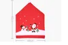 Nonwoven chair cover Cartoon elderly Snowman stool case Christmas hat chairs set Sashes back covers festival decorations