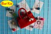 Bestkid DHL Gratis frakt! Twinkle handväskor för barnflickor Barns mode läder Totes Little Barnkuddar Toddler Star Purse Bag BK030
