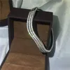 Female Cute lines bracelet Pave settling Diamond S925 Silver Filled Engagement bangle for women wedding accessaries