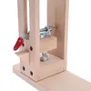 Strumenti per cucire in legno Clip di fissaggio per artigianato in pelle Set di utensili manuali fai-da-te Tavolo Cuciture per desktop Allacciatura Strumenti per morsetti per cavalli pony