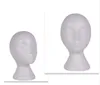 Styrofoam och sammet mannequin huvud hatt peruk hållare svart eller vit stativ display kvinnlig head4161001