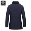 Wholesale- URBANFIND Double Breasted Slim Men Trench Size M-3XL Man Fashion Turn-down Collar Outwears Black / Wine Red Winter Coats