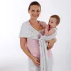 100% Pamuk Ön Arka Bebek Taşıyıcı Bebek Sırt Çantası Sling Metal Halka Konfor Renkli Bebek Taşıyıcıları ile Yenidoğan Yatay Sling