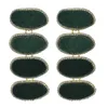 idealway 6 couleurs bohème strass coton déclaration boucles d'oreilles pour les femmes parti bijoux accessoires