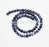 8mm wholesale Natural Stone Beads Old Blue Sodalite Round Loose Beads For Jewelry Making 15.5inch Pick Size 4 6 8 10 12mm