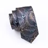 100 Silk Mens Tie Designer Tienovel Paisle Tie مع Bowtie المنسوجة مع الأصفاد المنديرة فستان الزفاف أزياء LH0711 D04542064411