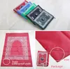 Hot Sale Portable Islamic Travel Pocket Prayer Mat With Compass Multi Color Muslim Praying Floor Rug Foldable Carpets 100x60cm